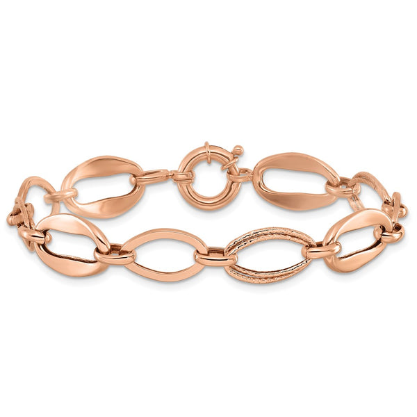 10KT Rose Gold 7.5-inch Bracelet