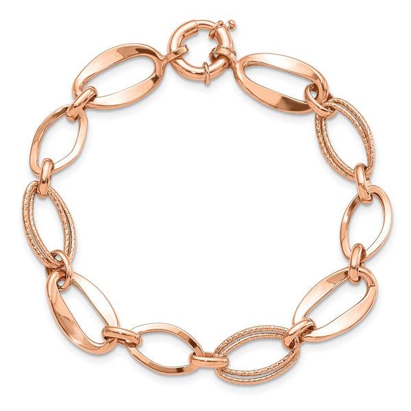 10KT Rose Gold 7.5-inch Bracelet