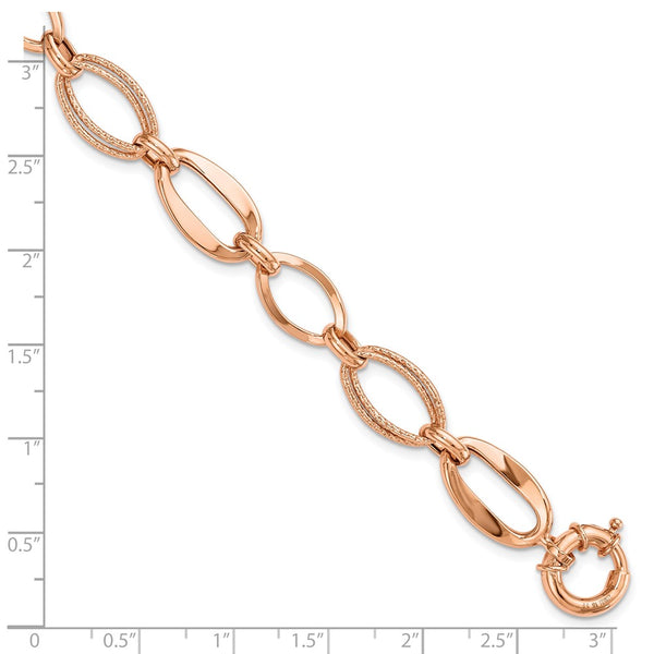 10KT Rose Gold 7.5-inch Bracelet