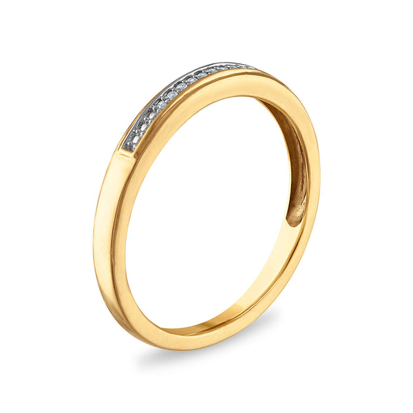 1/5 CTW Natural Diamond Halo Wedding Trio Set in 10KT Yellow Gold