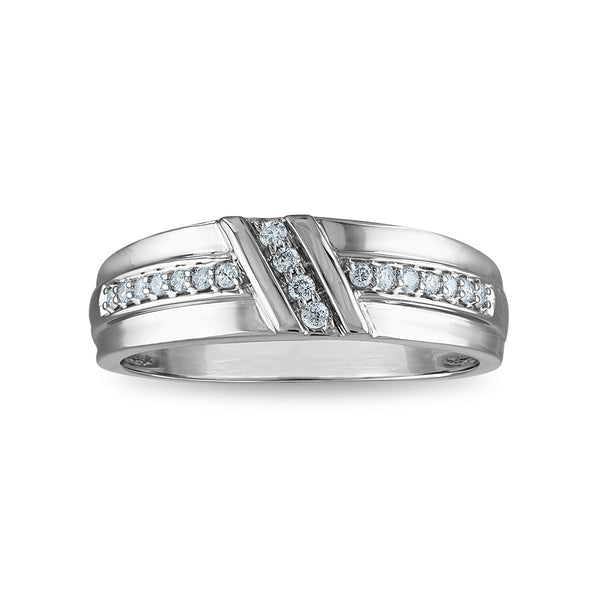 1 CTW Natural Diamond Halo Wedding Trio Set in 10KT White Gold