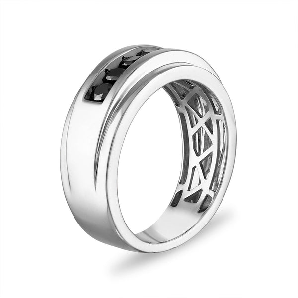 3/4 CTW Natural Diamond Wedding Ring in 10KT White Gold