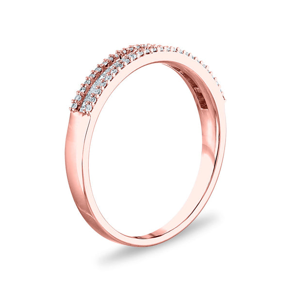 1/4 CTW Natural Diamond Fashion Ring in 10KT Rose Gold