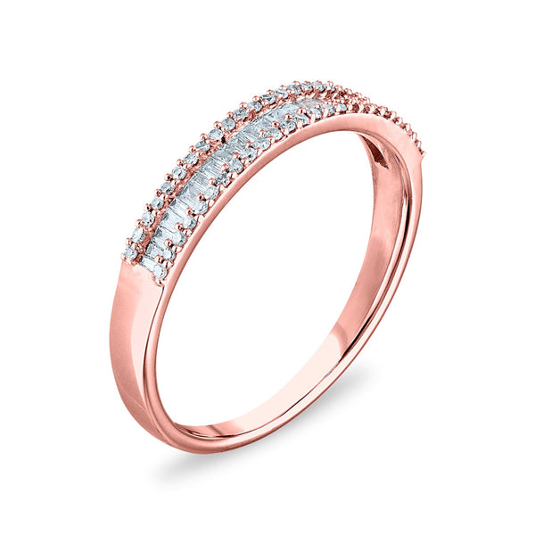1/4 CTW Natural Diamond Fashion Ring in 10KT Rose Gold