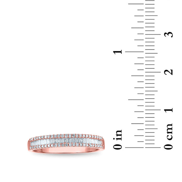 1/4 CTW Natural Diamond Fashion Ring in 10KT Rose Gold