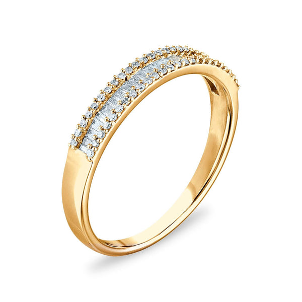 1/4 CTW Natural Diamond Fashion Ring in 10KT Yellow Gold
