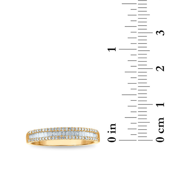 1/4 CTW Natural Diamond Fashion Ring in 10KT Yellow Gold