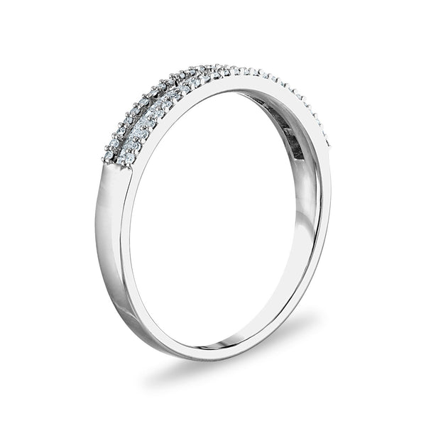1/4 CTW Natural Diamond Fashion Ring in 10KT White Gold