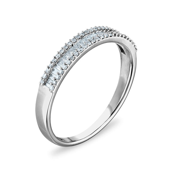 1/4 CTW Natural Diamond Fashion Ring in 10KT White Gold