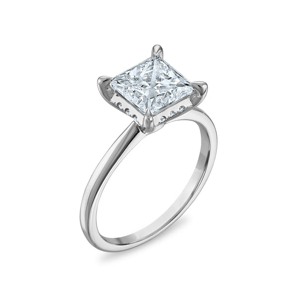 EcoLove 2-3/8 CTW Lab Grown Diamond Solitaire Ring in 14KT White Gold