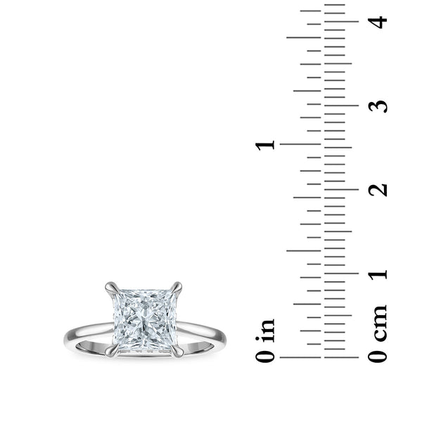 EcoLove 2-3/8 CTW Lab Grown Diamond Solitaire Ring in 14KT White Gold