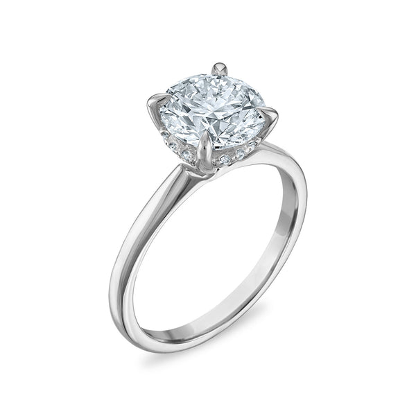 EcoLove 2-3/8 CTW Lab Grown Diamond Solitaire Ring in 14KT White Gold