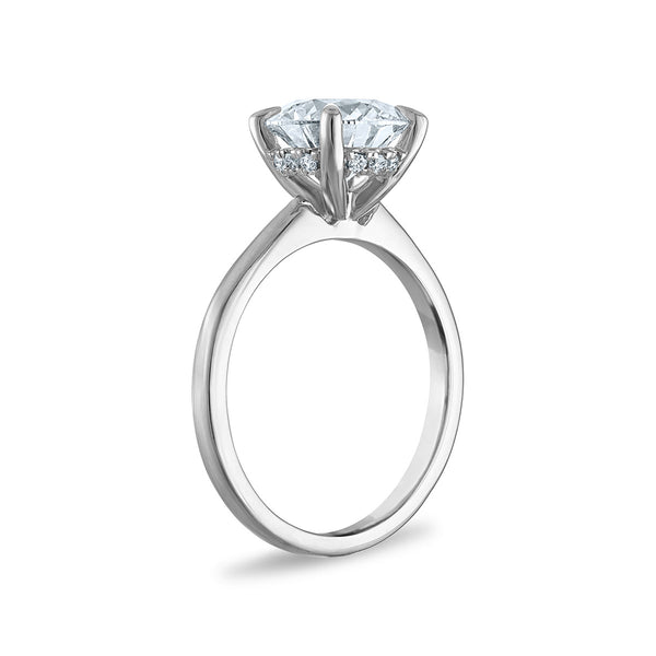 EcoLove 2-3/8 CTW Lab Grown Diamond Solitaire Ring in 14KT White Gold