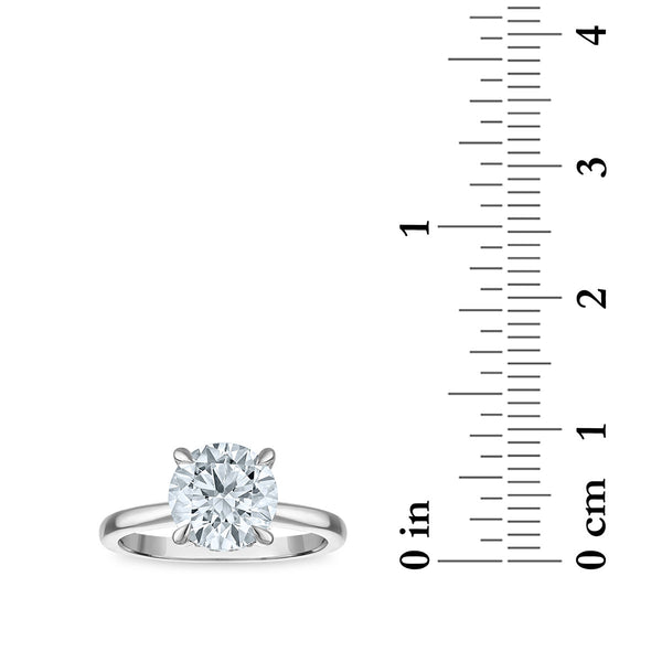 EcoLove 2-3/8 CTW Lab Grown Diamond Solitaire Ring in 14KT White Gold
