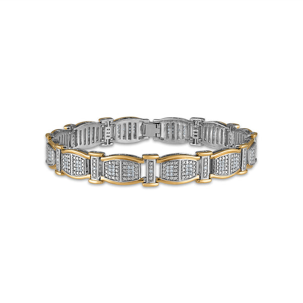 White Diamond Fashion Bracelet in 925 Silver