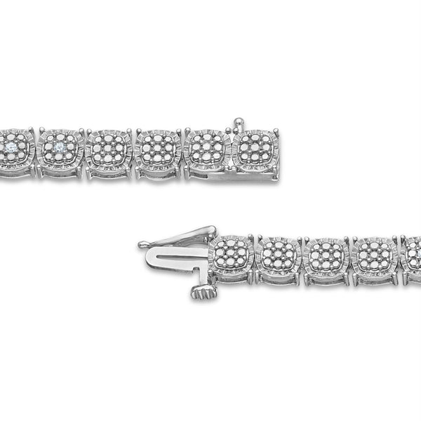 EcoLove 1/4 CTW Lab Grown Diamond Bracelet in Sterling Silver
