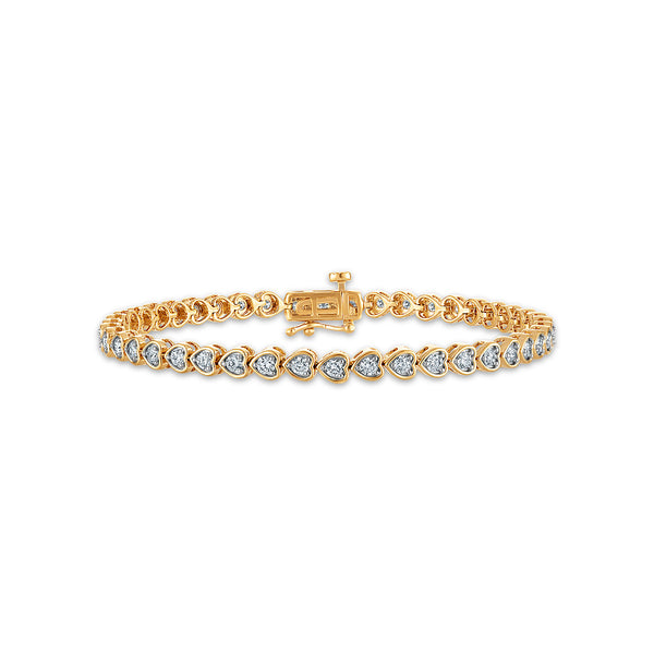 White Diamond Tennis Bracelet in 925 Silver