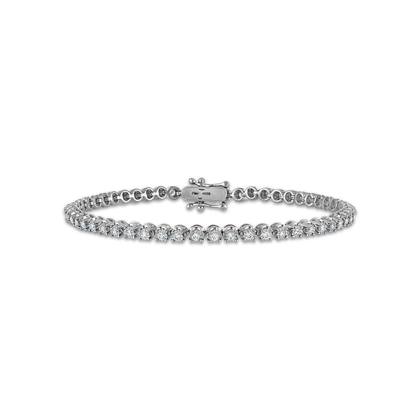 EcoLove 1 CTW Lab Grown Diamond 7-inch Tennis Bracelet in Sterling Silver