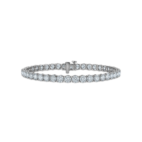 EcoLove 10 CTW Lab Grown Diamond 7-inch Tennis Bracelet in 14KT White Gold