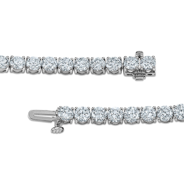 EcoLove 10 CTW Lab Grown Diamond 7-inch Tennis Bracelet in 14KT White Gold