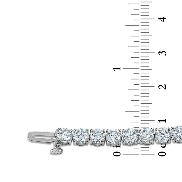 EcoLove 10 CTW Lab Grown Diamond 7-inch Tennis Bracelet in 14KT White Gold