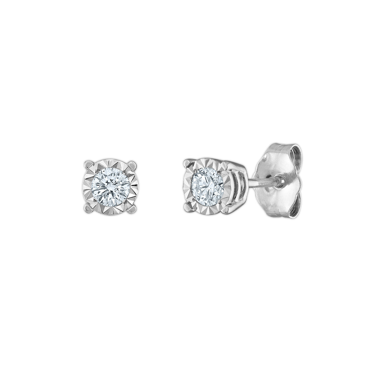 IGI Certified Round Brilliant Lab-Grown Diamond Stud Earrings