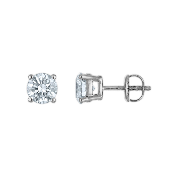 EcoLove 2 CTW Lab Grown Diamond Stud Earrings in 10KT Gold