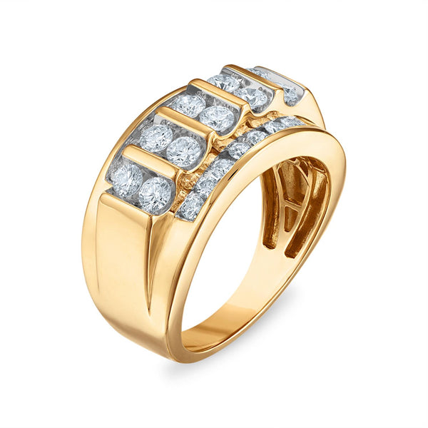 EcoLove 2 CTW Lab Grown Diamond Wedding Ring in 10KT Yellow Gold