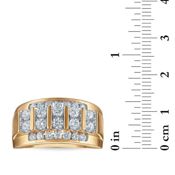 EcoLove 2 CTW Lab Grown Diamond Wedding Ring in 10KT Yellow Gold