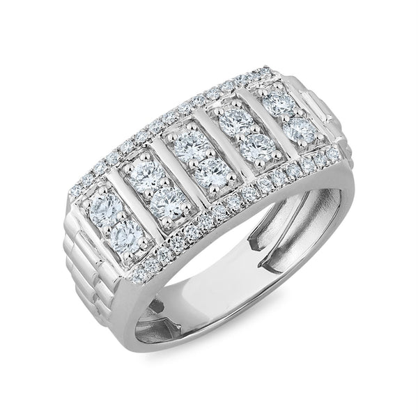 EcoLove 1 CTW Lab Grown Diamond Ring in Sterling Silver
