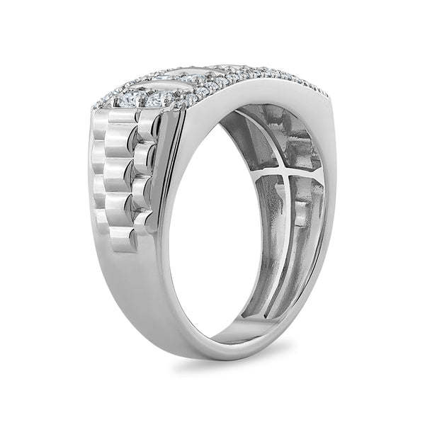 EcoLove 1 CTW Lab Grown Diamond Ring in Sterling Silver