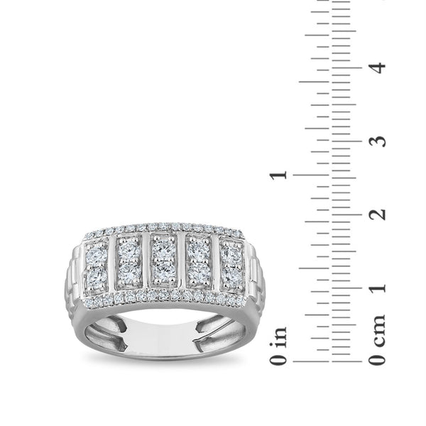 EcoLove 1 CTW Lab Grown Diamond Ring in Sterling Silver