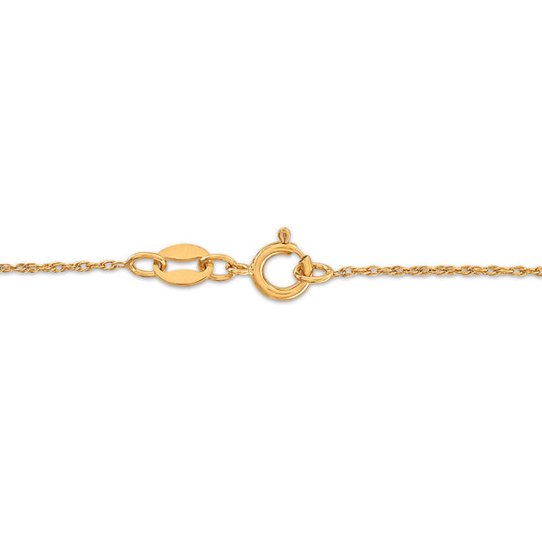 EcoLove 1/10 Lab Grown Diamond 18-inch Quinceanera Necklace in 10KT Gold