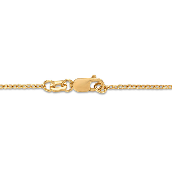 EcoLove 1/2 CTW Lab Grown Diamond Heart Necklace in Gold Plated Sterling Silver