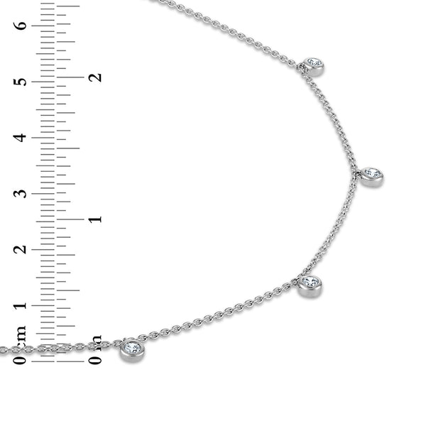EcoLove 1/3 CTW Lab Grown Diamond 18-inch Necklace in Sterling Silver