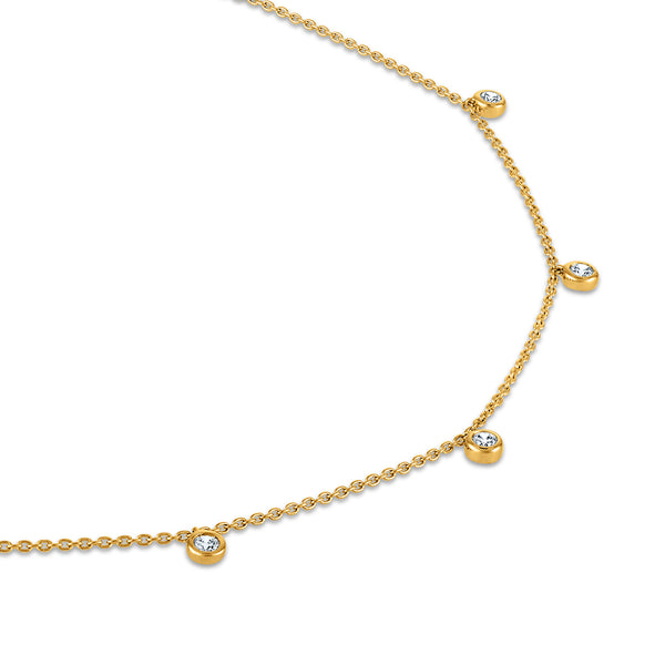 EcoLove 1/3 CTW Lab Grown Diamond 18-inch Necklace in 18KT Gold Vermeil