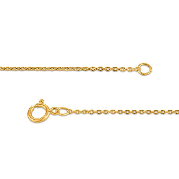 EcoLove 1/3 CTW Lab Grown Diamond 18-inch Necklace in 18KT Gold Vermeil