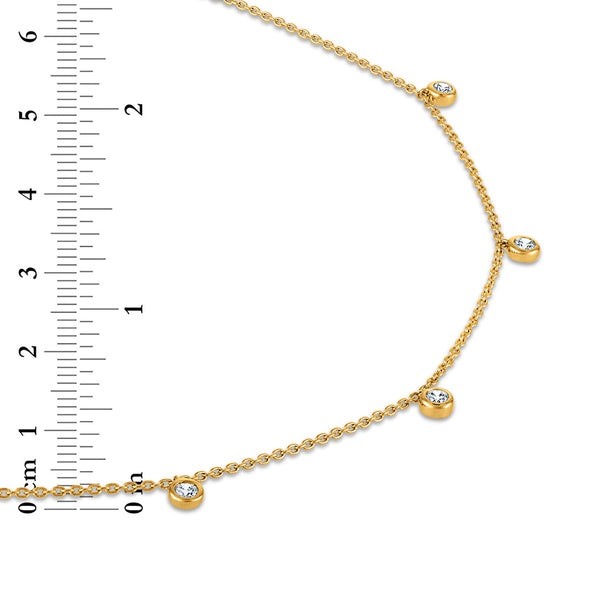 EcoLove 1/3 CTW Lab Grown Diamond 18-inch Necklace in 18KT Gold Vermeil