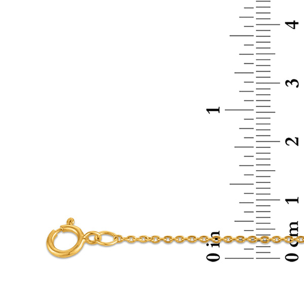 EcoLove 1/3 CTW Lab Grown Diamond 18-inch Necklace in 18KT Gold Vermeil