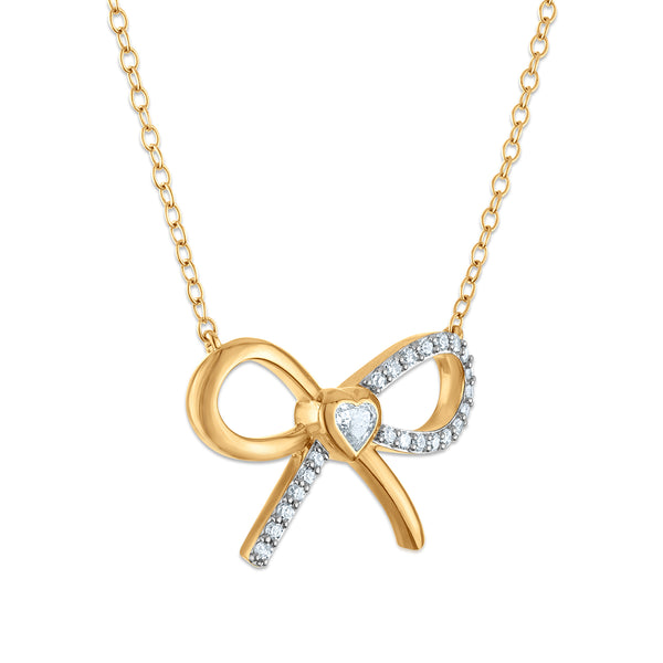White Diamond Fashion Necklace in 925 Silver