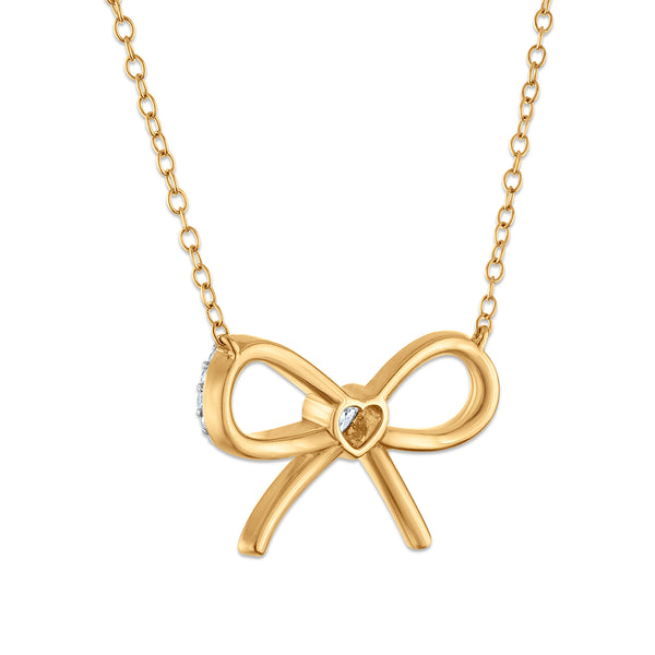 White Diamond Fashion Necklace in 925 Silver