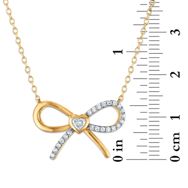 White Diamond Fashion Necklace in 925 Silver