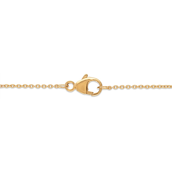 White Diamond Pendant in 10KT Gold