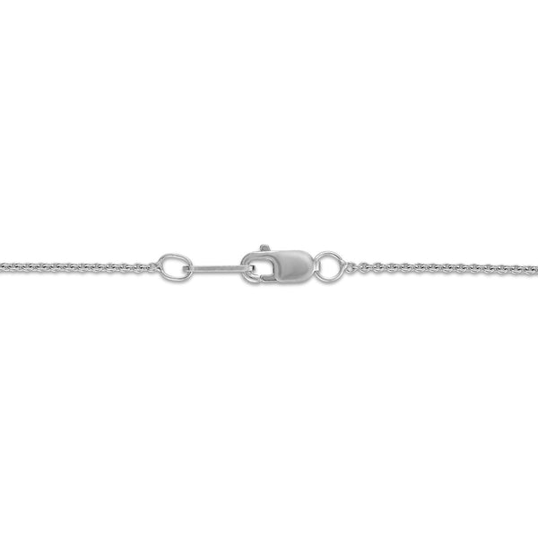 EcoLove 1/4 CTW Lab Grown Diamond 18-inch Circle Pendant in Sterling Silver