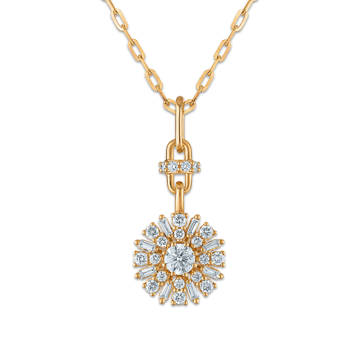 EcoLove 1/2 CTW Lab Grown Diamond 18-inch Pendant in 10KT Yellow Gold