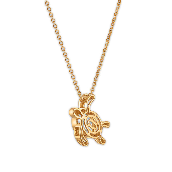 White Diamond Pendant in 925 Silver