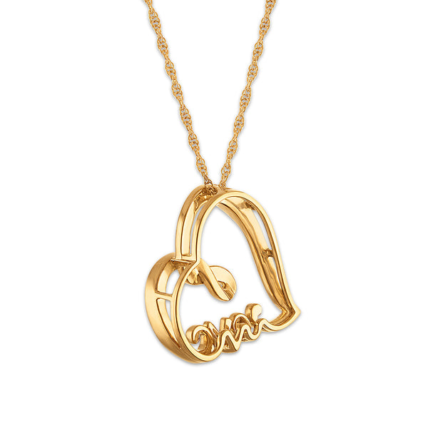 White Diamond Hearts & Symbols Pendant in 925 Silver
