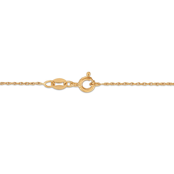 White Diamond Hearts & Symbols Pendant in 10KT Gold