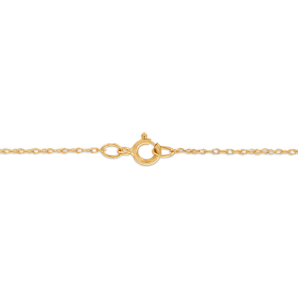 White Diamond Hearts & Symbols Pendant in 10KT Gold