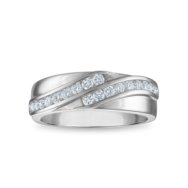 EcoLove 2 CTW Lab Grown Diamond Wedding Trio Set in 10KT White Gold